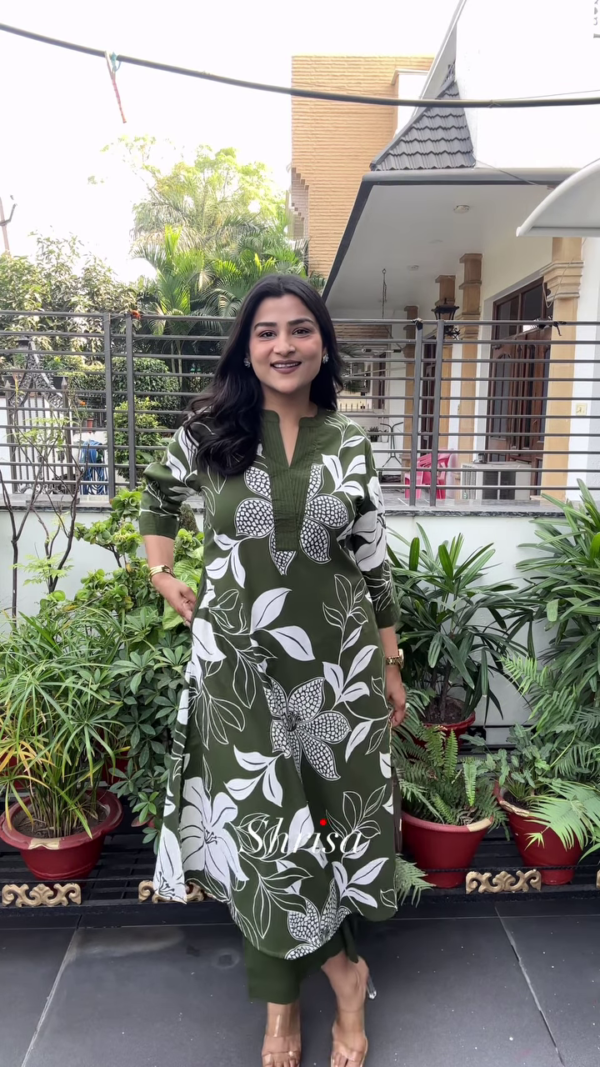 🌼 Mustard Bloom Everyday Kurta Set – Effortless Style, Maximum Comfort 🌿 - Image 4